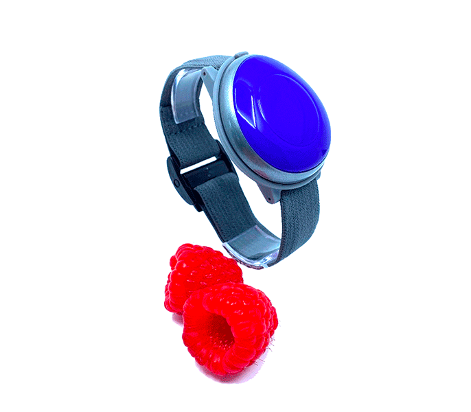 bracelet-teleassistance-framboise-bleu
